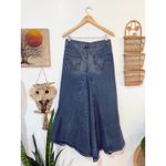 Y2K Denim Flare Maxi Skirt Blue Size undefined Photo 4