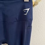 Gymshark Mesh Panel Pocket Leggings Navy Small Photo 5
