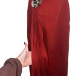 Acler. NEW NWT Whitnell Strapless Midi Dress In Burgundy Photo 7