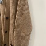 360 Cashmere  wool and cashmere waffle knitted grandpa cardigan NEW Photo 6