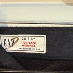 Gap  Womens Vegan Leather flared pants size 28 Photo 1