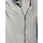 Nike Yoga Oatmeal Hyper Flow Asymmetrical Full Zip Training Hoodie Size XS Photo 4