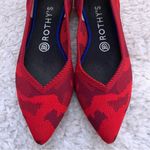 Rothy's  The Point Shoes in Red Chilli Camo Sz 8 ballet flats retired Photo 3