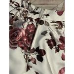 Jodi Kristopher  Ivory Floral Flare A-Line Mini Skirt School Dance Rose Size 3 Photo 3