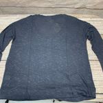 Joie ‎ Yasmine Blue V-Neck Waffle Knit Long Sleeve Top Size S New Made in USA Photo 9