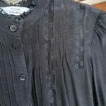 & Other Stories & Other Stories Black Lace Inlay Blouse Size 0 Photo 3