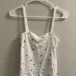 Levi's  White Floral Tank Top NWT Photo 0