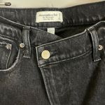 Abercrombie & Fitch Jeans Criss-Cross Waistband The 90s Straight Ultra High Rise Photo 2