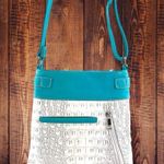 Justin West cowgirl conceal and carry crossbody bag! Super cute ! Blue Photo 2