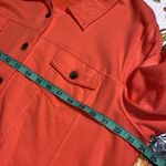 kim rogers  XL tropical oasis coral long sleeve button down lightweight jacket Photo 4