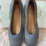 Josef Seibel Gray Suede Pippa Cap Toe Flat sz 8 Photo 6