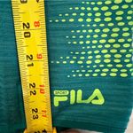 FILA Sport Running Jacket Women's Small Green Thumbholes Half Zip Stretch Photo 8