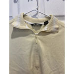 Eddie Bauer Vintage Eddie Bauer Yellow Quarter Zip Sweatshirt Women’s Size Medium Photo 2