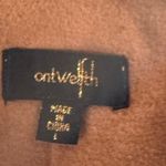 Ontwefth Tan Brown Belted‎ Coat Womens Size S Puffy Sleeves Lined Long Preppy Photo 9