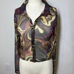 Stradivarius  PRINTED MESH SHIRT Photo 0