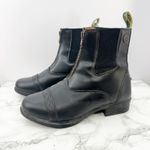 Moretta Clio Leather Zip Paddock‎ Equestrian Horse Riding Boots Womens 7 Black Photo 1