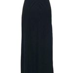 EXPRESS  Elegant Black Maxi Dress Open tie front slit down side size 2 Photo 2