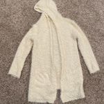 Poof! Poof cream cardigan kids large/women small #cozy Photo 0