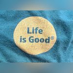 Life is Good  | ladies long sleeve, Half Full, t-shirt. Size: S. Photo 8