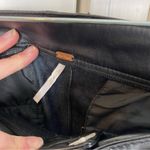 Free People  Love Language Black Vegan Faux Leather Low-Rise‎ Pants Size 12 NWT Photo 5