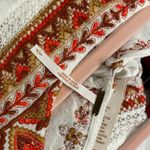 Free People Sunrise Wanderer Embroidered Cotton Mini Dress Ivory Photo 4