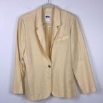 Leslie Fay  Blazer Vintage Light Yellow Women’s Size 12 Petite Career Officewear Photo 0