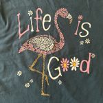 Life is Good Woman’s Daisy Flamingo Short Sleeve Crusher™-Lite Tee, Sz M Photo 9