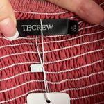 Amazing Lace TECREW Womens Smocked Short Sleeve V Neck Mini Dress Summer Swiss Dot Flowy Photo 3