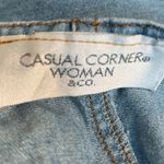 Vintage 90s Casual Corner Chambray Denim Maxi Overall Dress Button Front 16 Blue Photo 6