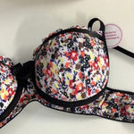 Massam Size Large Floral Underwire Bra. Made in Brazil. New with Tags White Photo 6