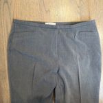 Chico's  Women's Gray Flat Front Dress Pants Size 2 (12 US) Short Photo 2