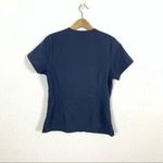 FIGS  Catarina One Pocket Scrub Top Blue Stretch Workwear Essentials Small Photo 2