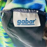 Vintage gabar bathing suit windbreaker material bottom one piece swimwear swim s Green Size L Photo 2