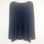 Old Navy  Long Sleeve Criss Cross Blue Top Size Large Photo 5