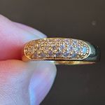 Cute Austrian crystal 18k gold plated ring Photo 4