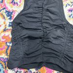 Forever 21 NWT  Black Cropped Cinch Scrunch Going Out Top Photo 1