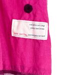 Odd Molly Polka Dot Tie Front Kimono with Lace Trim Magenta Burgundy Size L Photo 5