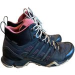 Adidas Terrex Swift R Mid GTX Hiking Boots Lace Up Outdoor Rugged Size 7 Women's Photo 0