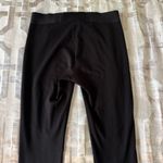 CAbi pull on stretch knit criss cross waistband dress black pants size medium Photo 8