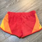 Aviator Nation  Red orange Yellow sweat shorts lounge size XS extra small HTF Photo 4