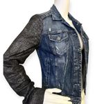 EXPRESS Denim Metallic Jacket Photo 2