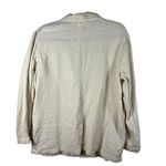 a.n.a Beige Slub Cotton Long Sleeve Pockets Lightweight Casual Blazer XL NWOT Photo 1