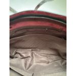 NWOT Elegant Faux Leather Tote with Removable Long Strap in Chocolate Brown Photo 11