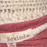 Rewind  Long Sleeve Top with Lace Hem size small Photo 2
