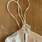 Akira  White Flower Halter Dress Photo 1