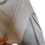 Betsey Johnson  performance grey slouchy shirt size medium Photo 1