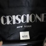 Vintage 80s Criscione X Cache Jacket Blazer with Rhinestones Size Petite S Black Photo 4