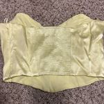 ZARA Satin Effect Corset Crop Top Photo 2
