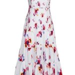 NWT Prabal Gurung Floral White Dress Size 2 Photo 2