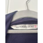 Victoria's Secret Vintage 90's Navy Satin Robe Pajamas Kimono Sleepwear Size S Photo 1